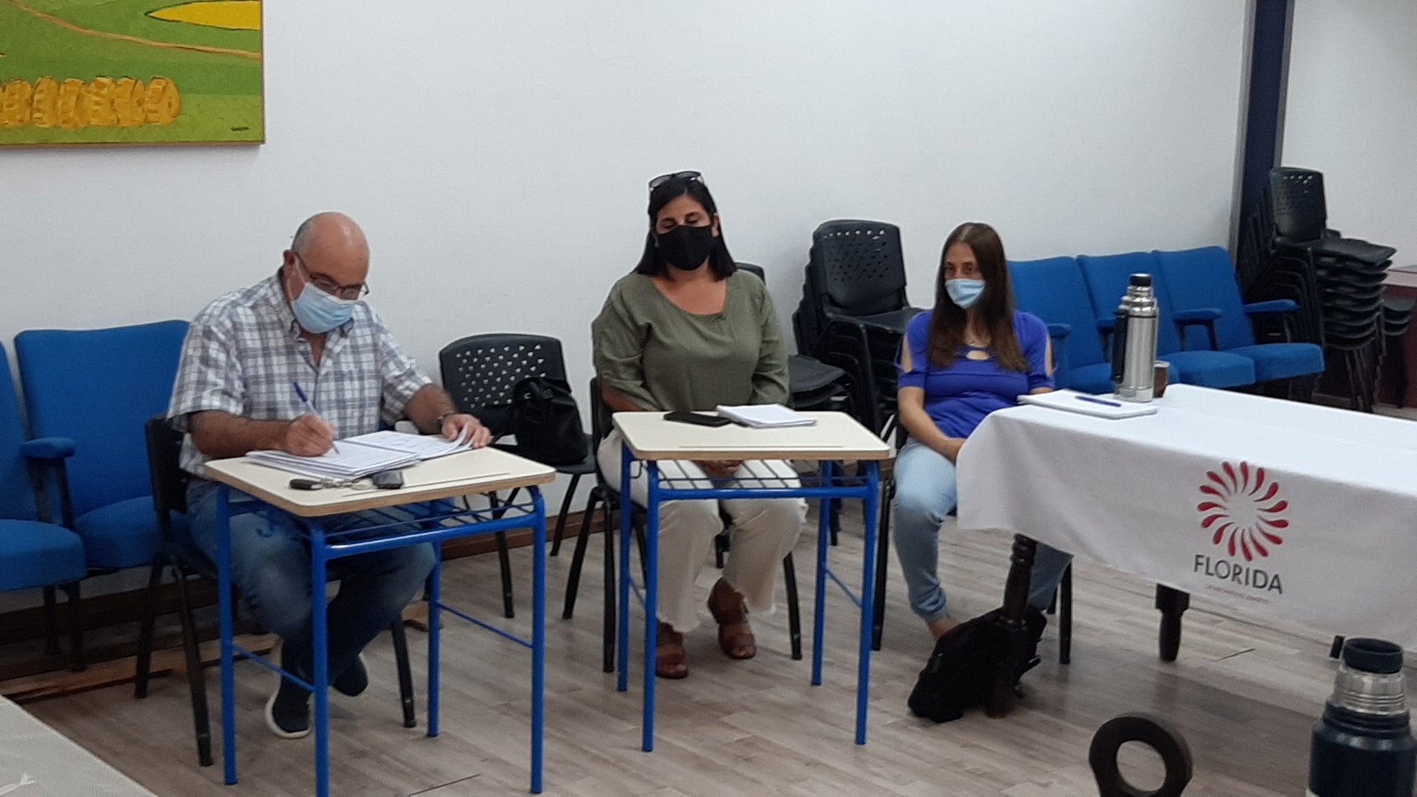 Intendente López se reunió con autoridades del Municipio de Sarandí Grande 2