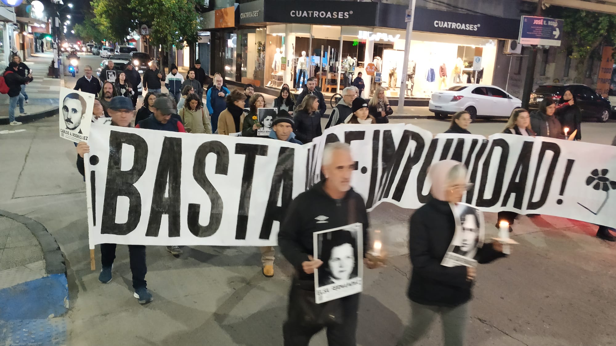 Marcha del Silencio en Florida y Sarandí Grande
