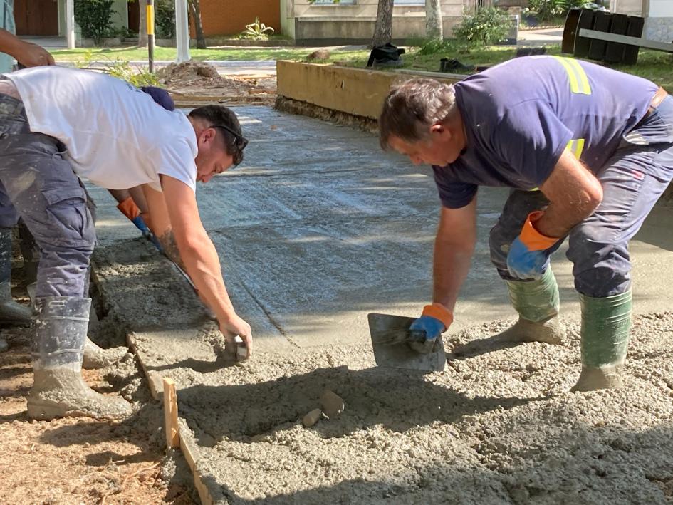 Obras en la Plaza Varela