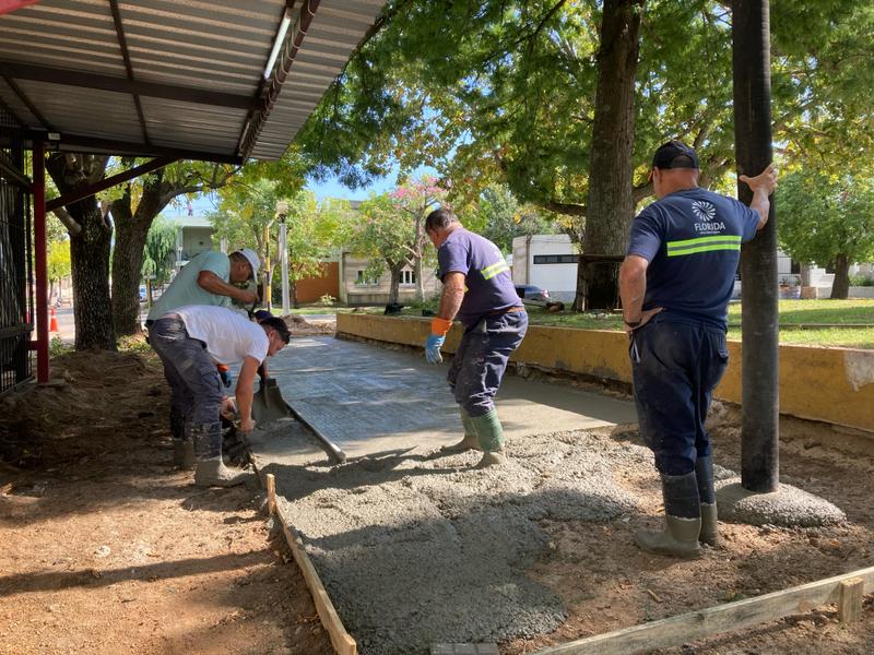 Obras en la Plaza Varela 2