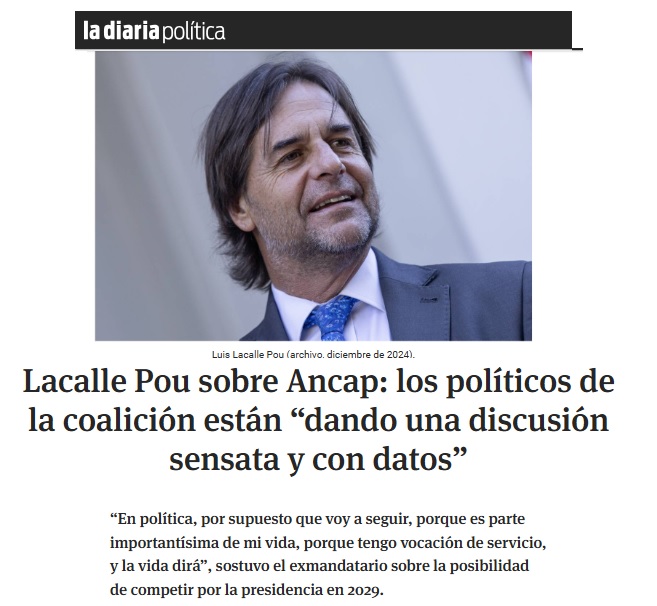 la diaria lacalle pou en florida