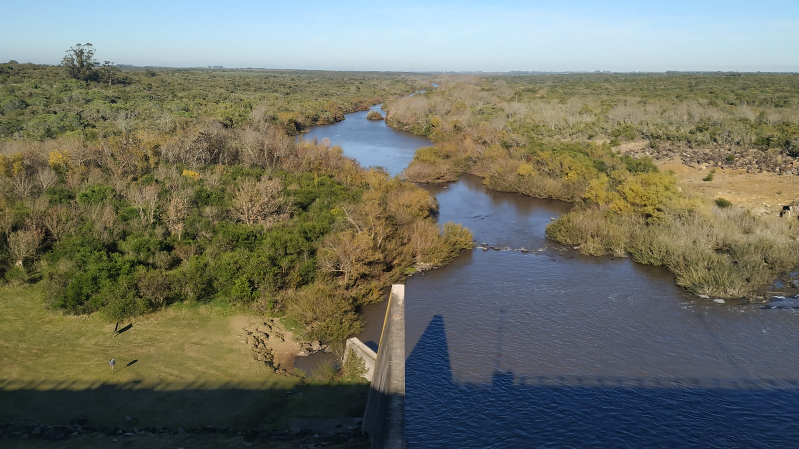 Represa de Paso Severino en su mínimo histórico