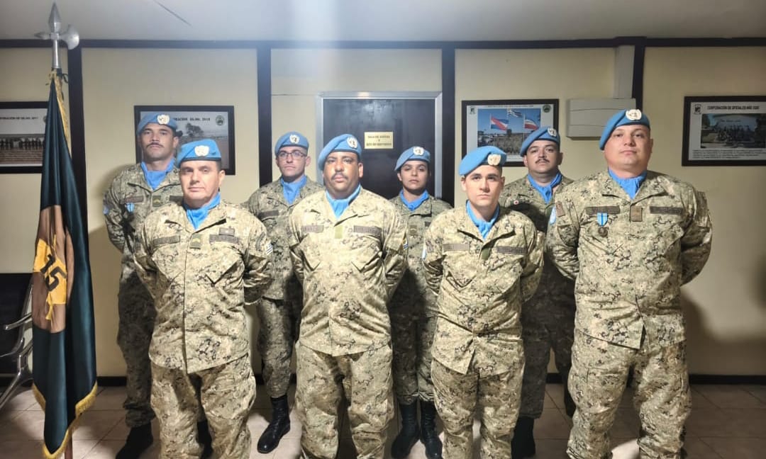 Se completó el relevo del personal del Batallón Mecanizado 15 que se encontraba en el Congojpg