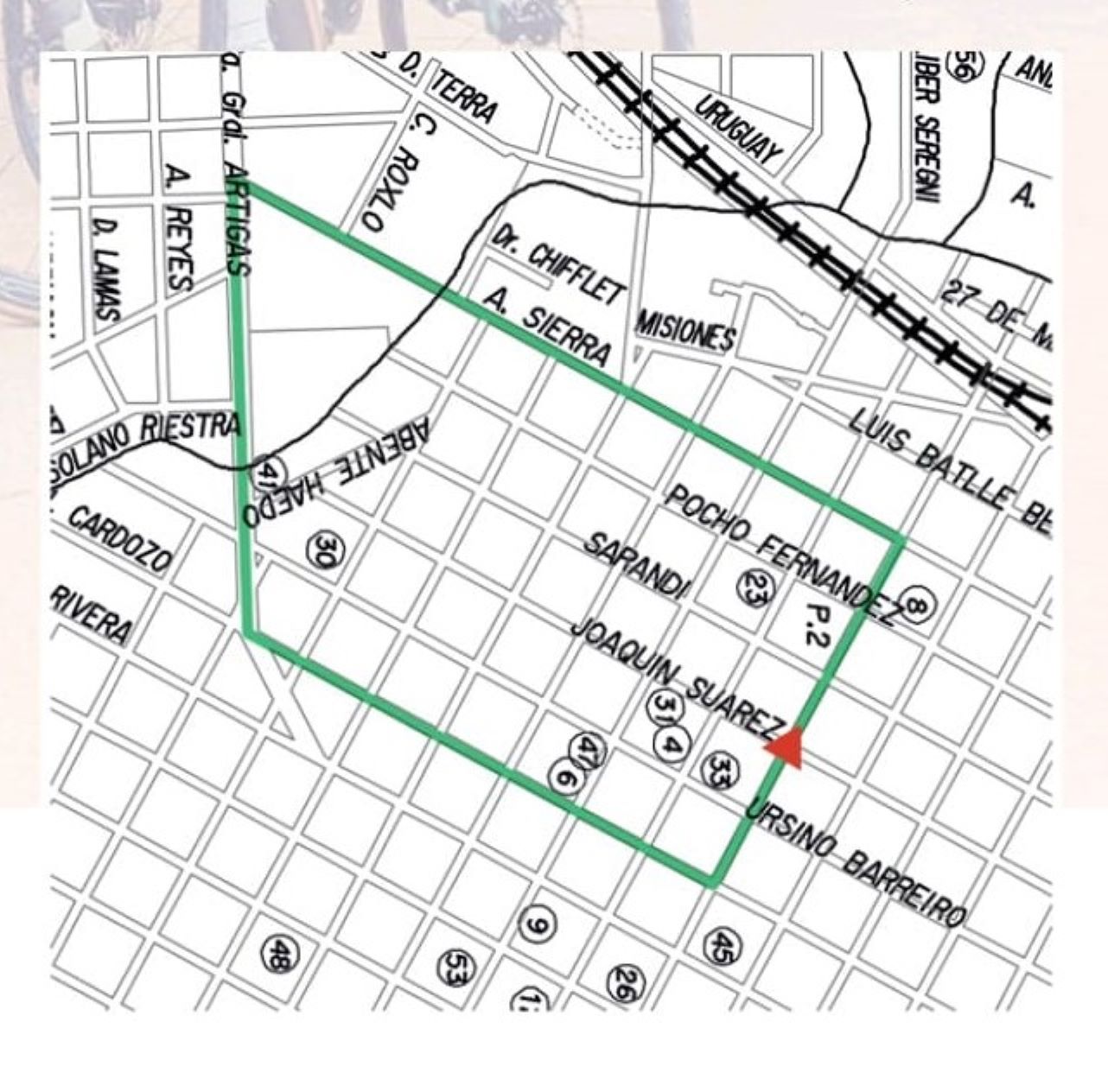 Se exhorta a no estacionar en circuito de la Vuelta de los Puentes