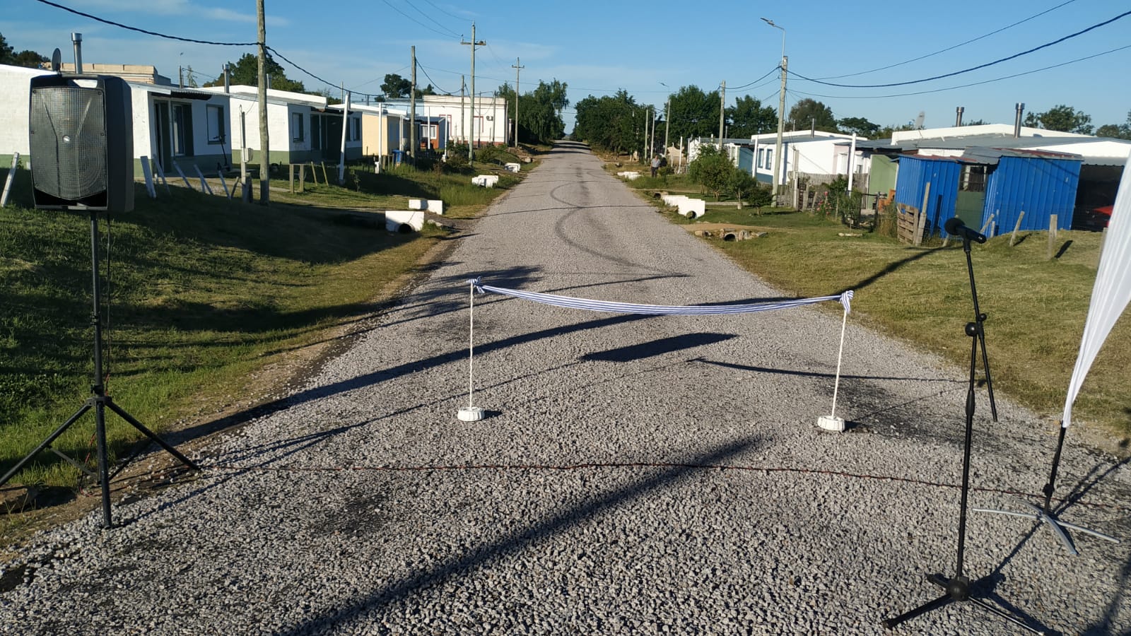 Se inauguraron 34 nuevas cuadras bituminizadas en La Cruz 4