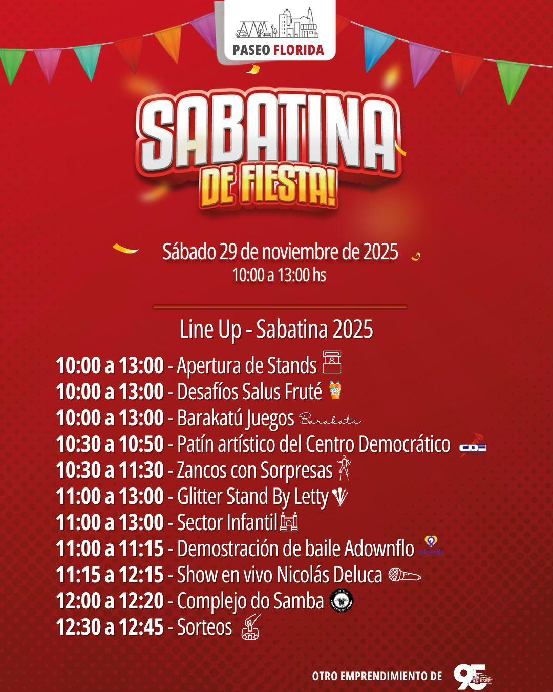 Se lanzó la Sabatina de Fiesta 2025 2