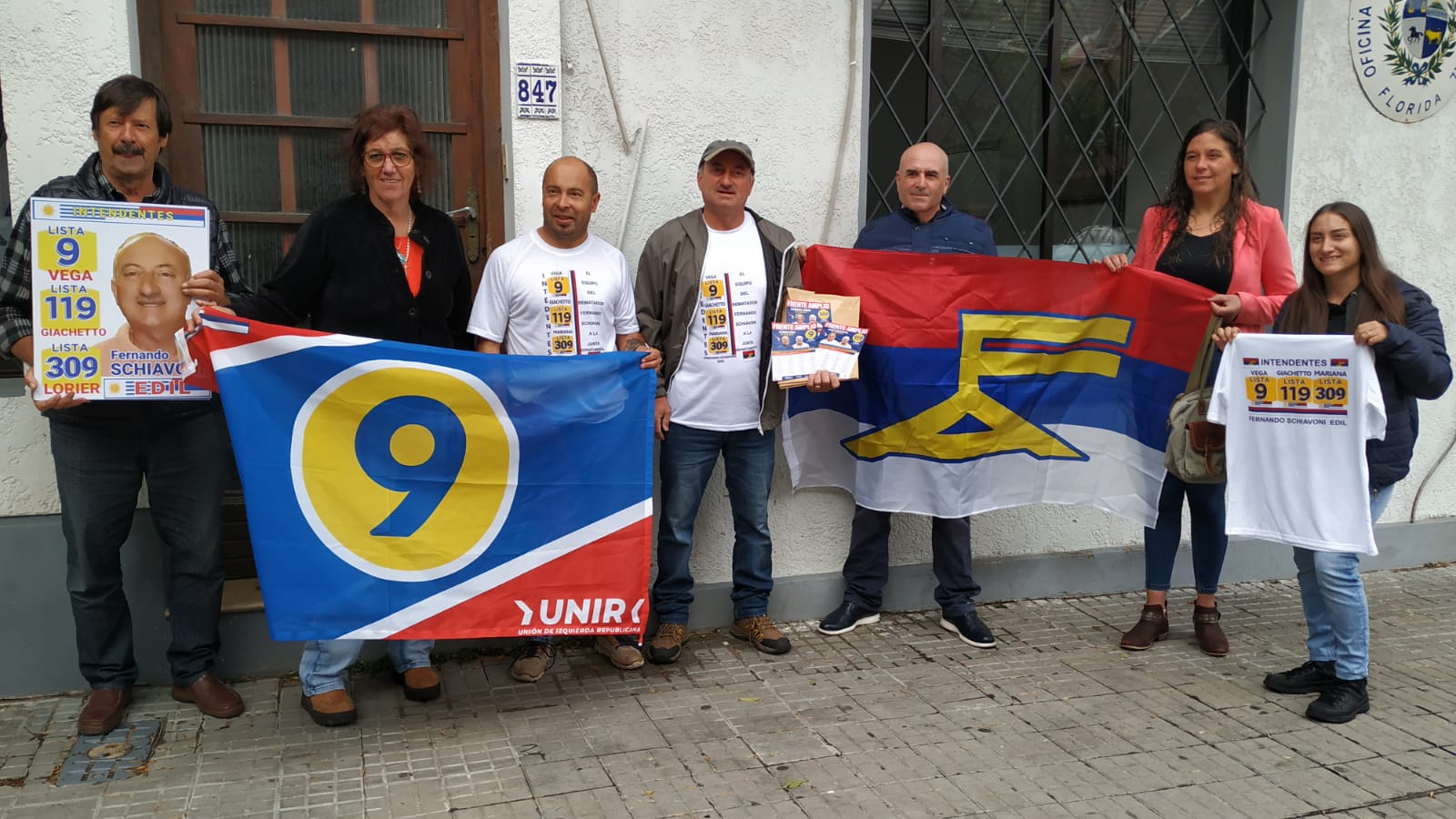 Sector UNIR presentó listas en la Oficina Electoral