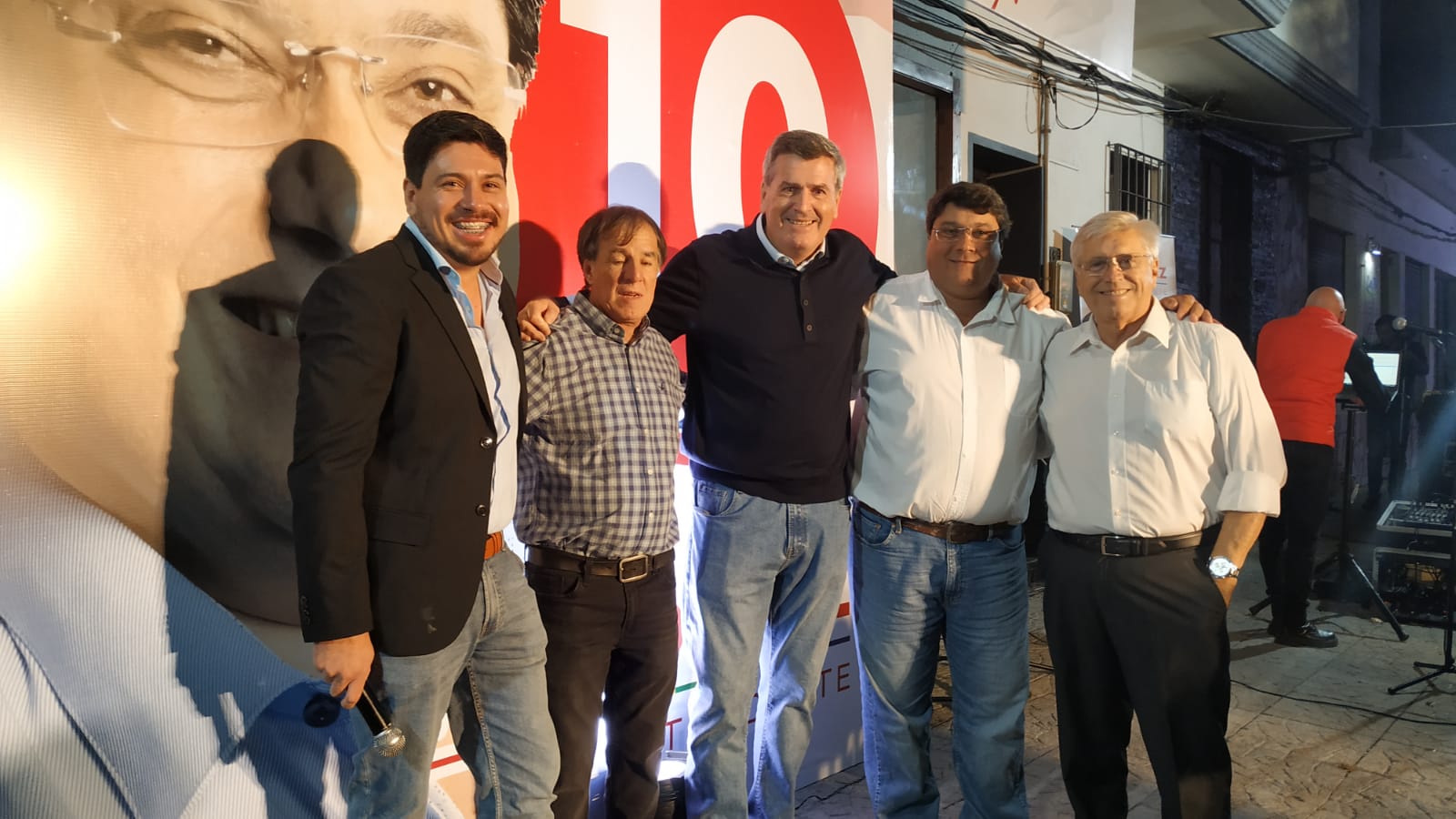 Senadores Pedro Bordaberry y Tabaré Viera participaron de acto de Pablo Lanz