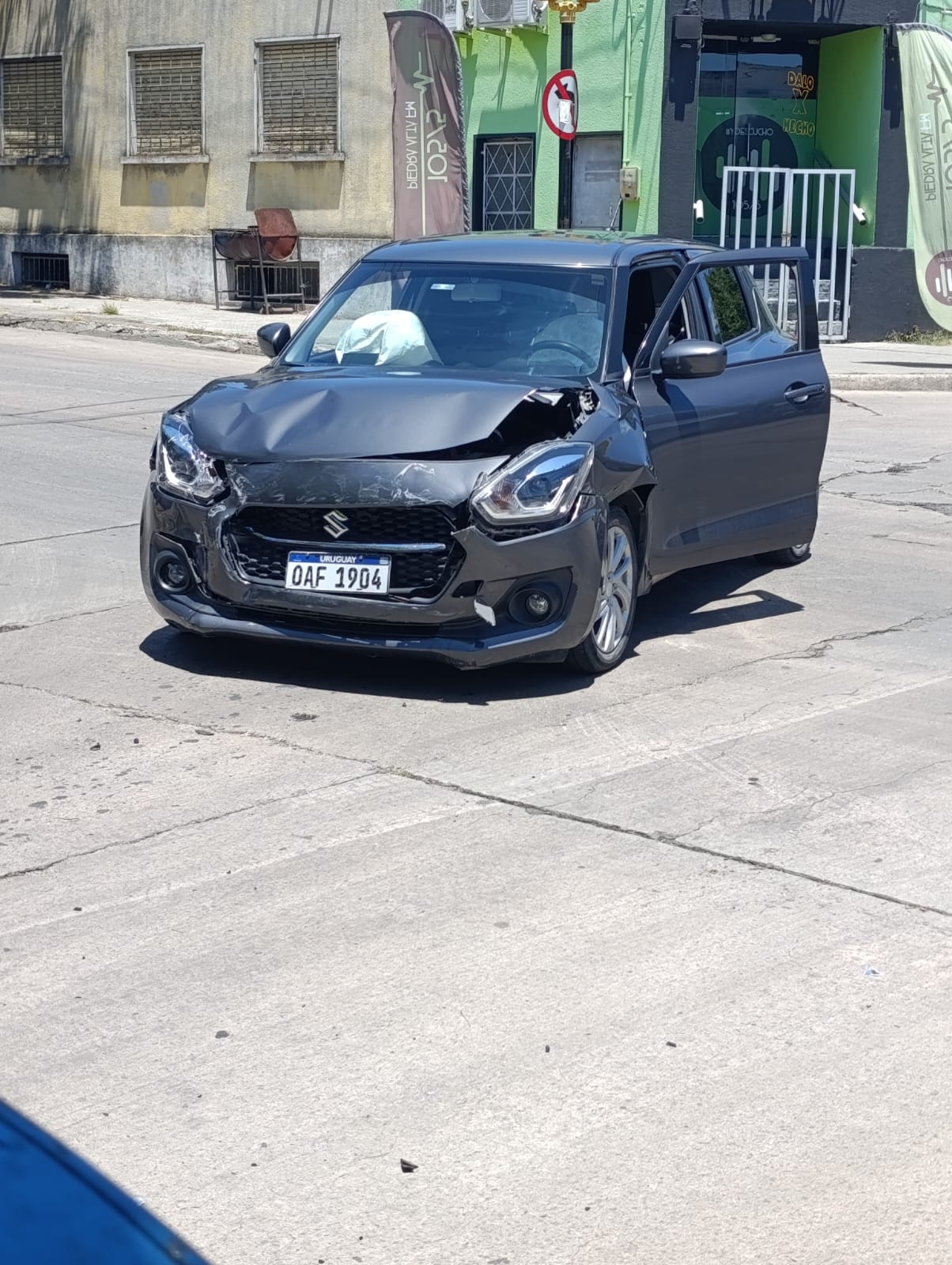 Siniestro de tránsito en Saravia y Juan I. Cardozo dejó un conductor lesionado