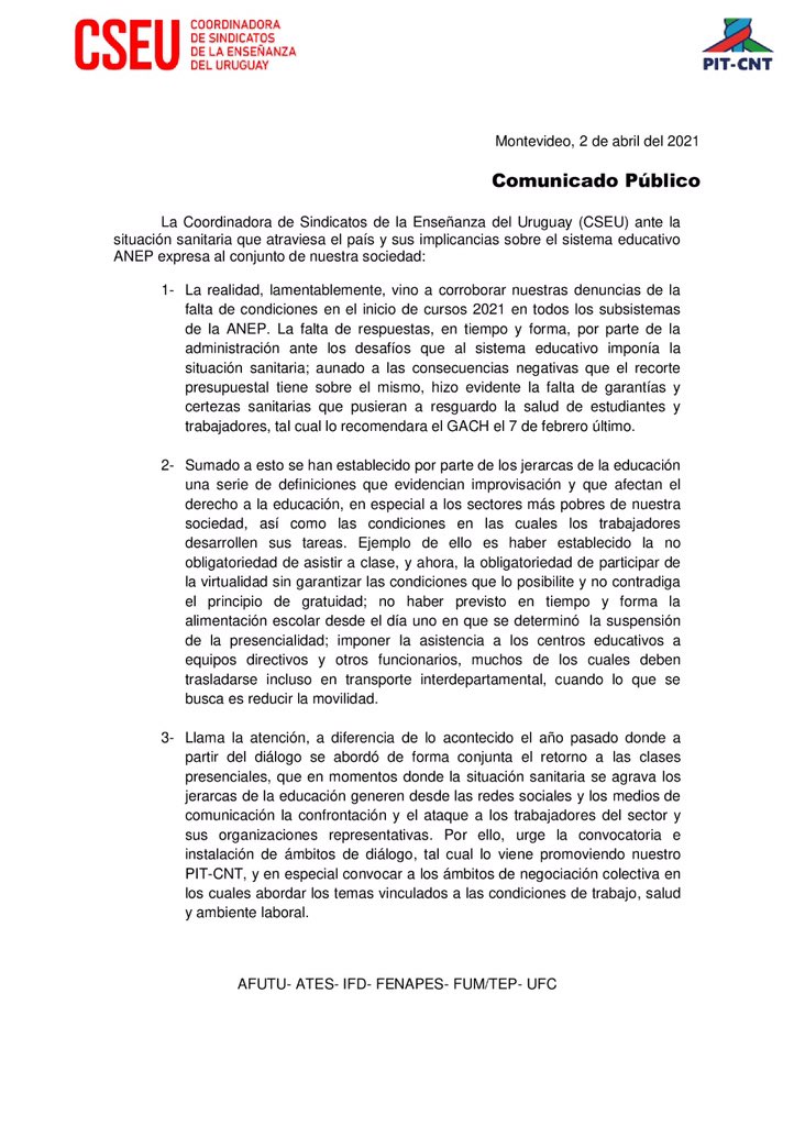 comunica sindicato enseñanza