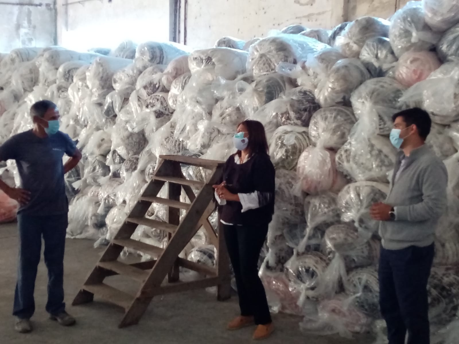 Intendente interina Delia Mutay recorrió varios puntos del departamento 2