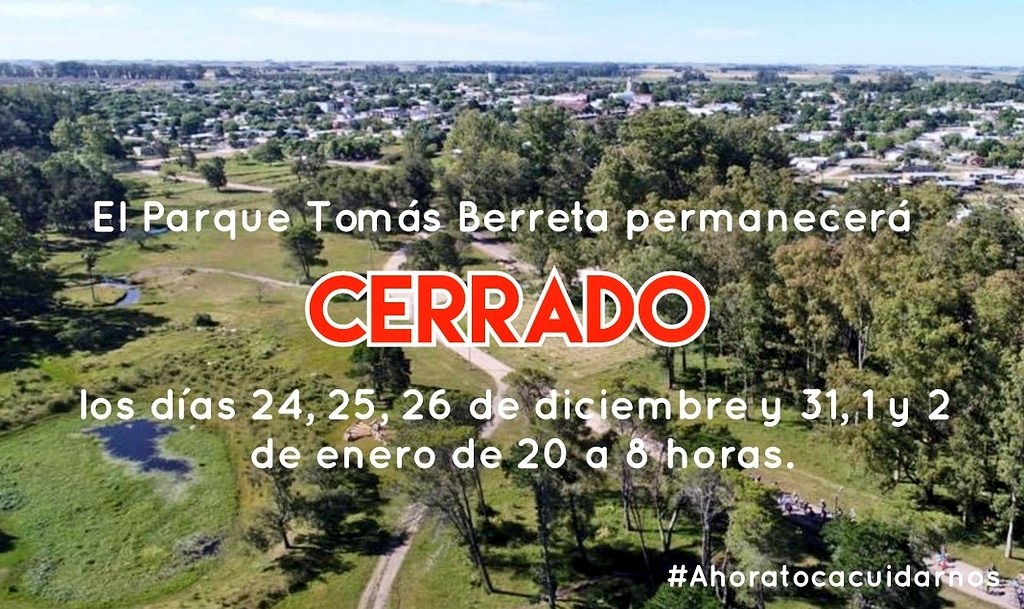 cierre lago parque tomas berreta